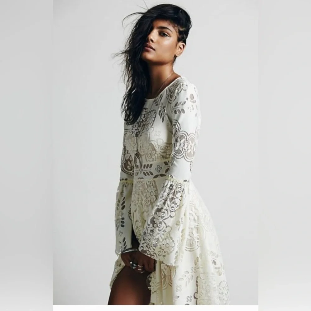Free People Lovers Folk Song Dress - Picture 1 of 7
